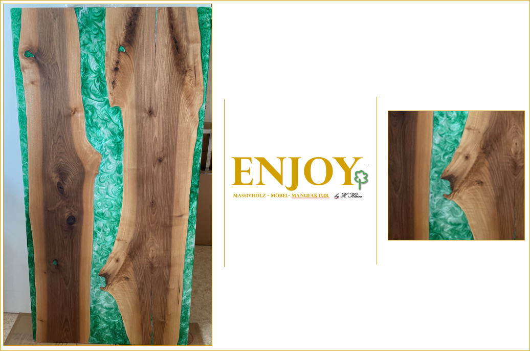 Epoxid-Tischplatte ´Amazonas'